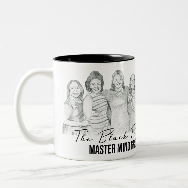 Mug de café à la perle noire (Gauche)