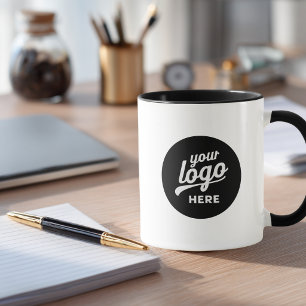 Mug de café à logo d'entreprise Marque commerciale
