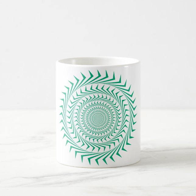 Mug de café Abstrait Sun Vortex (Centre)