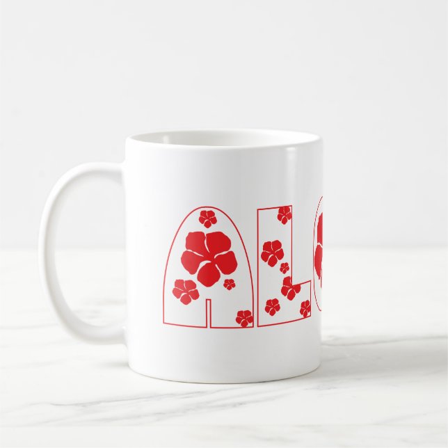 Mug de café Aloha (Gauche)