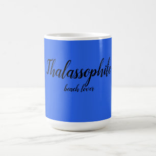 Mug de café Amoureux de la Plage