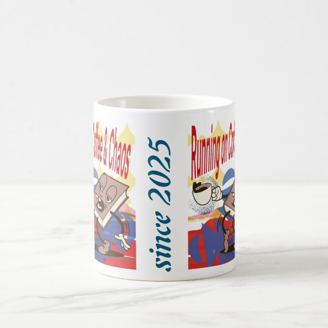 Mug de café amusant pour les mamans et les gens oc (Centre)