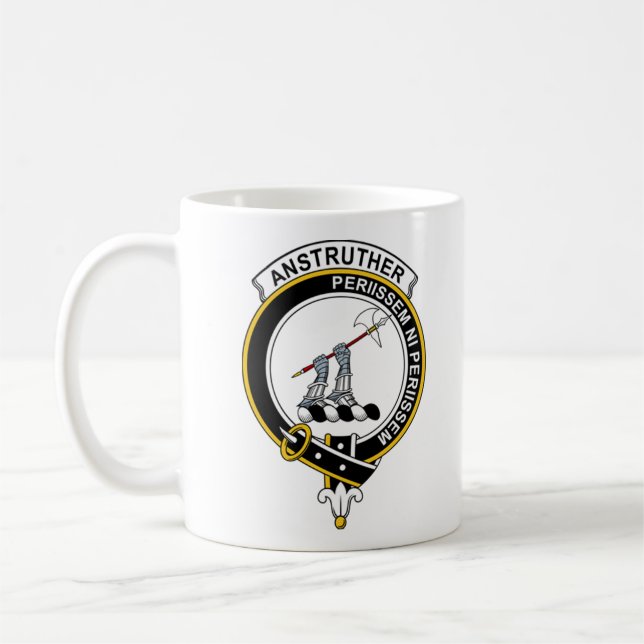 Mug de café Anstruther Tartan - taille 11oz (Gauche)
