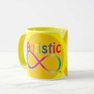 Mug de café Autistic Rainbow Infinity