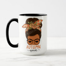 Mug de café automne Queen Automne