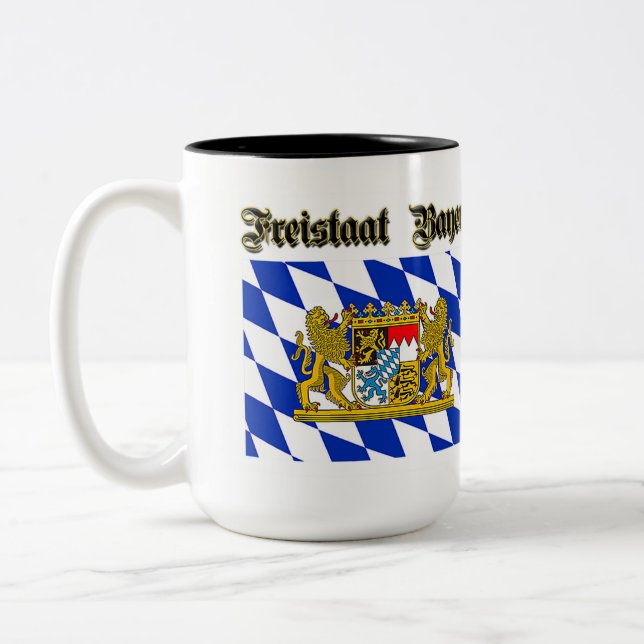 Mug de café avec armoiries bavaroises (Gauche)