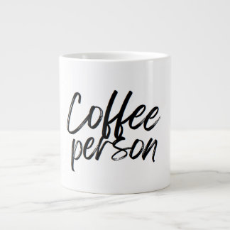 Mug de café avec étiquette