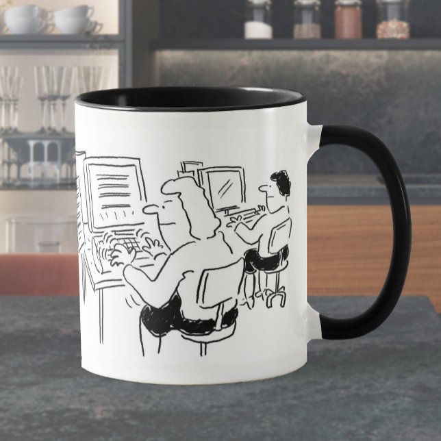 Mug de café avec traitement de texte d'entrée de d (Créateur téléchargé)