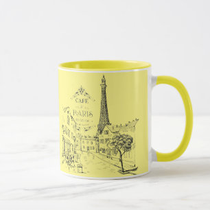 Mug de café bicolore Café Paris