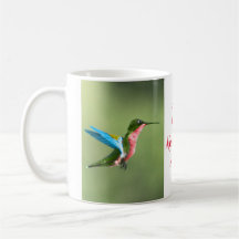 Mug de café colibri