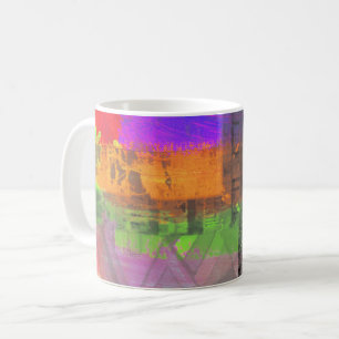mug de café d'art abstrait "Rêver dans les Million