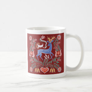 Mug de café d'art populaire hongrois