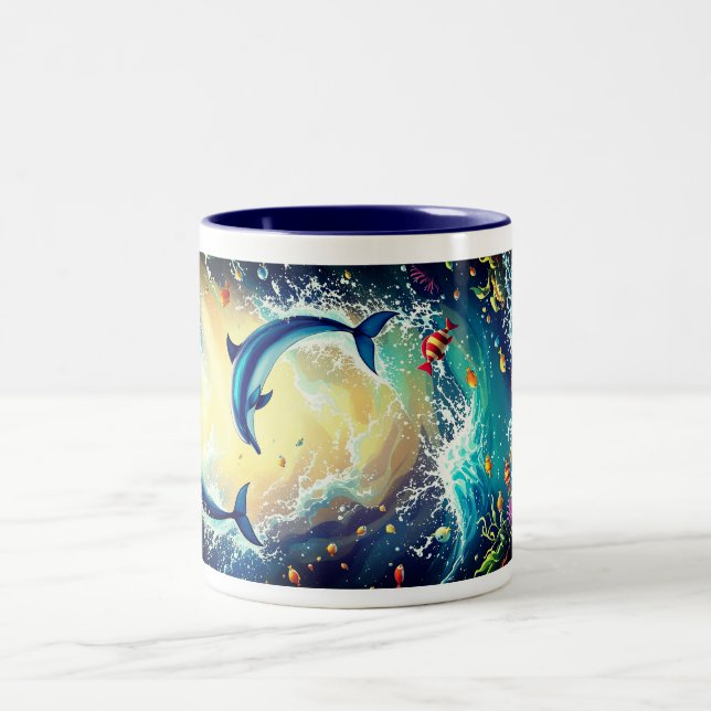 Mug de café dauphin (Centre)