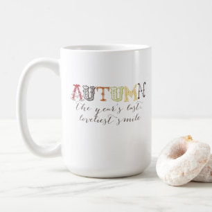 Mug de café d'automne