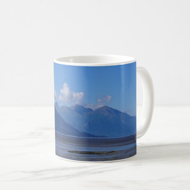 Mug de café de beauté de l'Alaska (Devant droit)