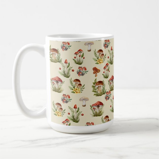 Mug de café de champignons (Gauche)
