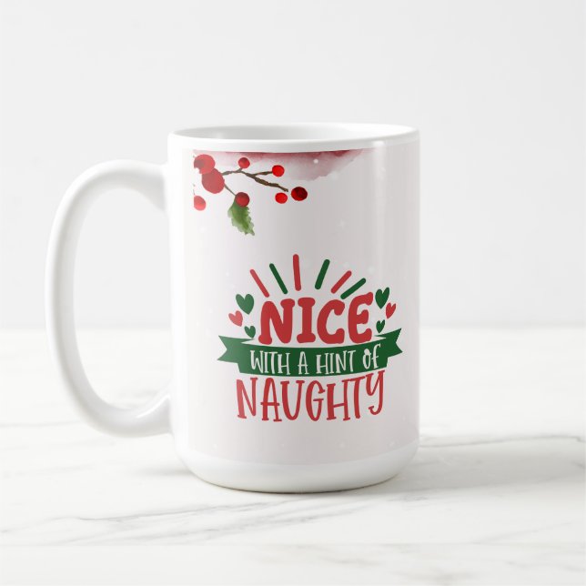 Mug de café de jour férié, mais coquin (Gauche)