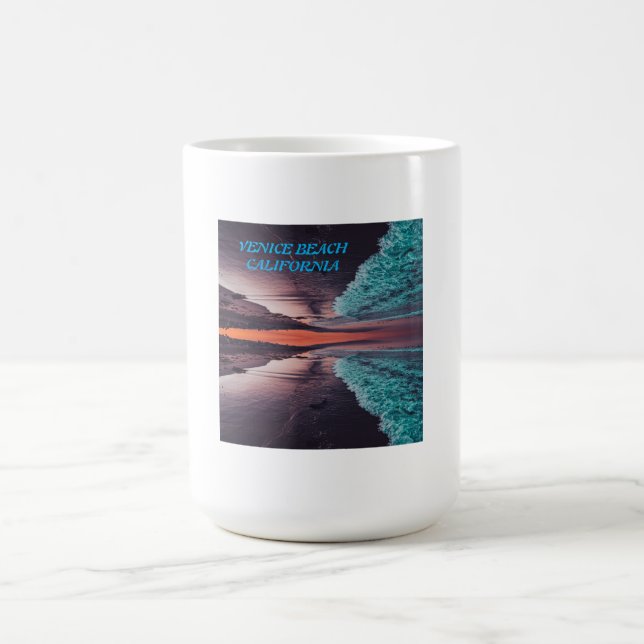 MUG DE CAFÉ DE LA PLAGE DE VENICE (Centre)