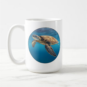 Mug de café de la tortue de mer