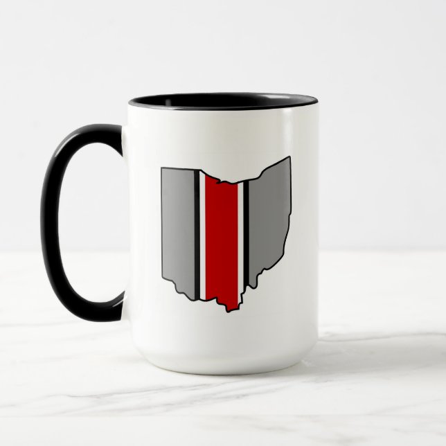 Mug de café de l'État de l'Ohio (Gauche)