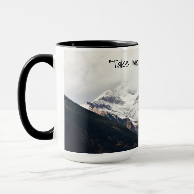 Mug de café de montagne (Gauche)