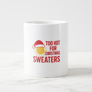 Mug de café de Noël drôle – Trop chaud pour les pu
