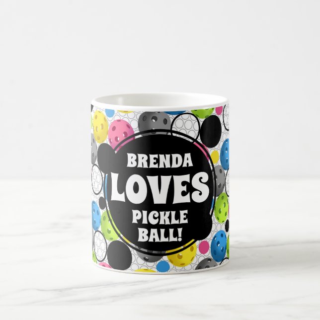 Mug de café de Pickleball multicolore (Centre)