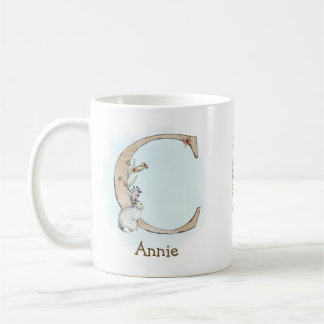 Mug de café de printemps de lapin de Pâques
