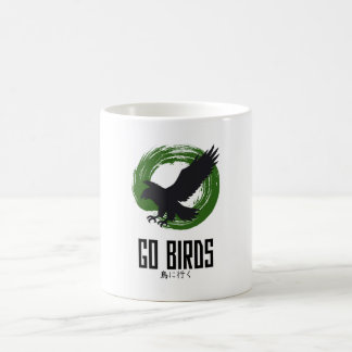 Mug de café de style japonais Go Birds