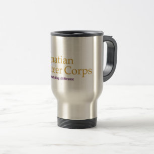 Mug de café de voyage isolée