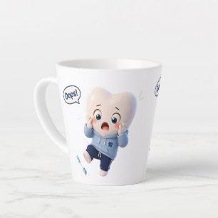 Mug de café dentaire Cute Tooth Oops Moment