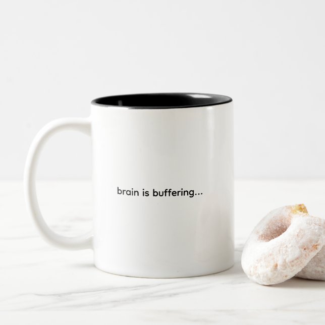 Mug de café drôle (Avec donut)