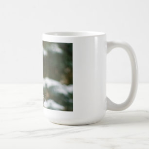 Mug de café du cardinal d'hiver