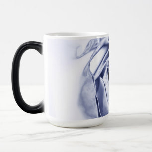 Mug de café en argent Rose métallique