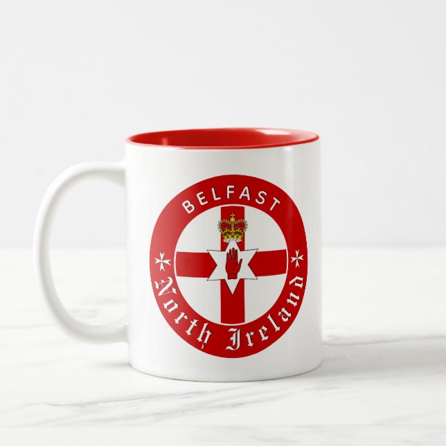 Mug de café en Irlande du Nord, Belfast, Ulster Fl (Gauche)