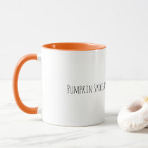 Mug de café épice citrouille