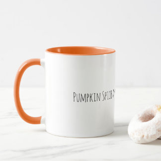 Mug de café épice citrouille