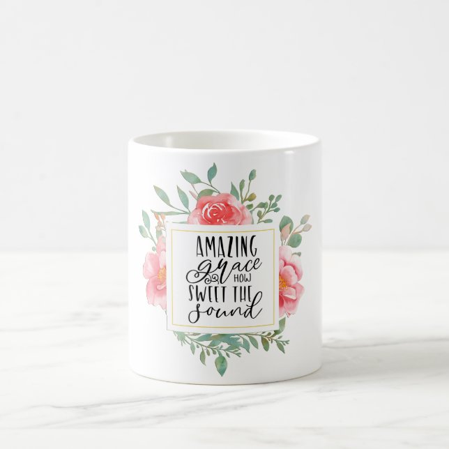 Mug de café Floral "Extraordinaire Grace" (Centre)