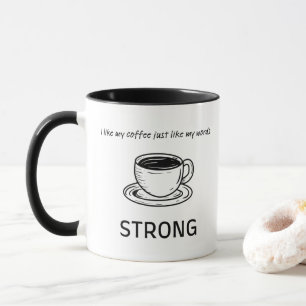 Mug de café fort   Devis inspirant