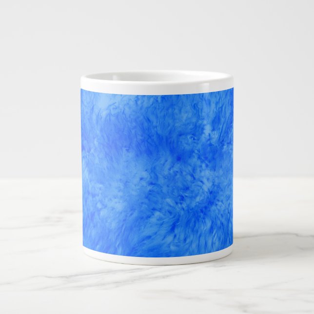 Mug de café géant à fourrure bleue (Devant)
