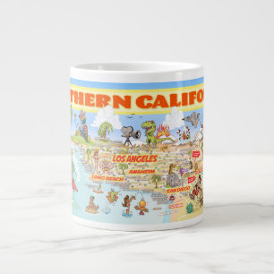 Mug de café géant de Californie du Sud