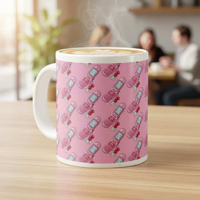 Mug de café géant pour téléphone portable (Créateur téléchargé)