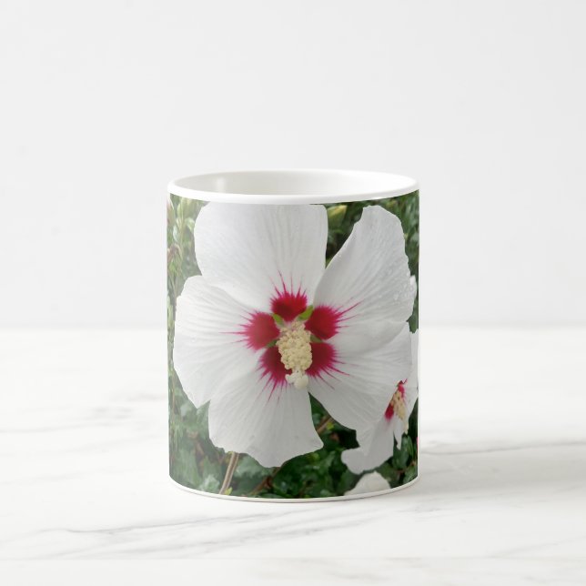 Mug de café Hibiscus blanc (Centre)