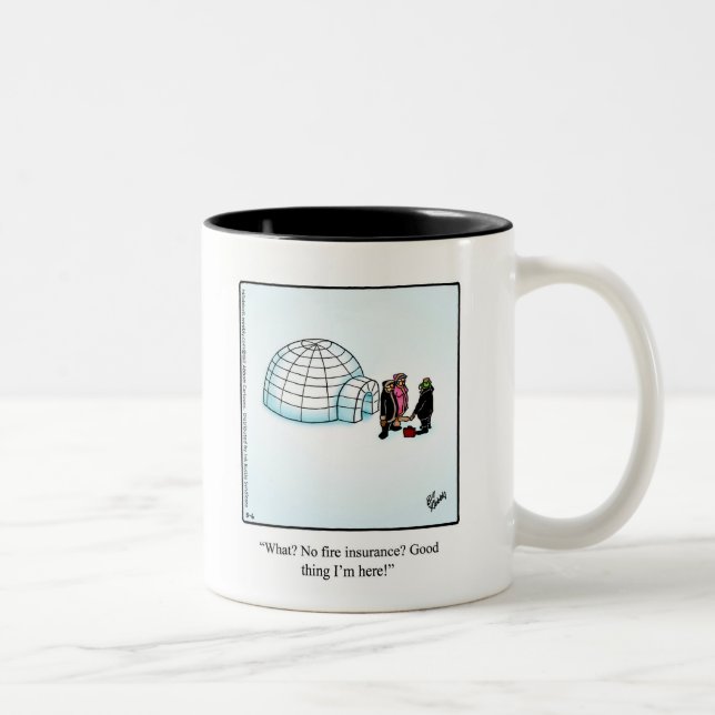 Mug de café Humour d'assurance "Spectickles" (Droit)