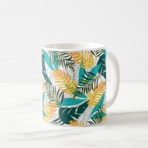 Mug de café imprimé tropical