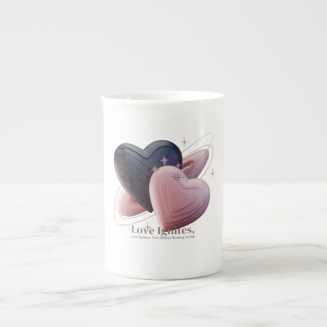 Mug de café inspirée par l'amour (Devant)