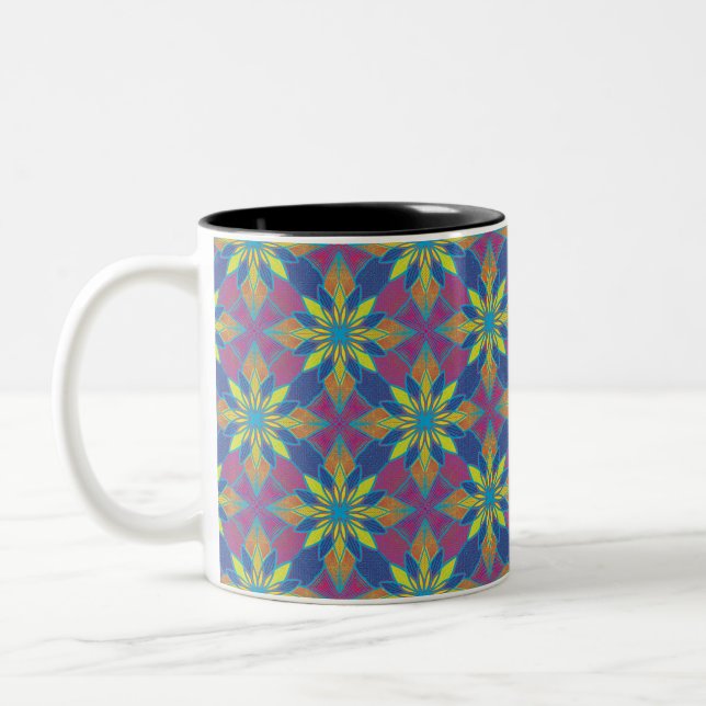 Mug de café kaléidoscopique (Gauche)