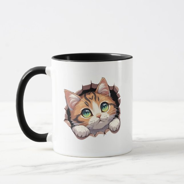 Mug de café KittyPeek (Gauche)