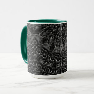 Mug de café Mandala au charbon de bois