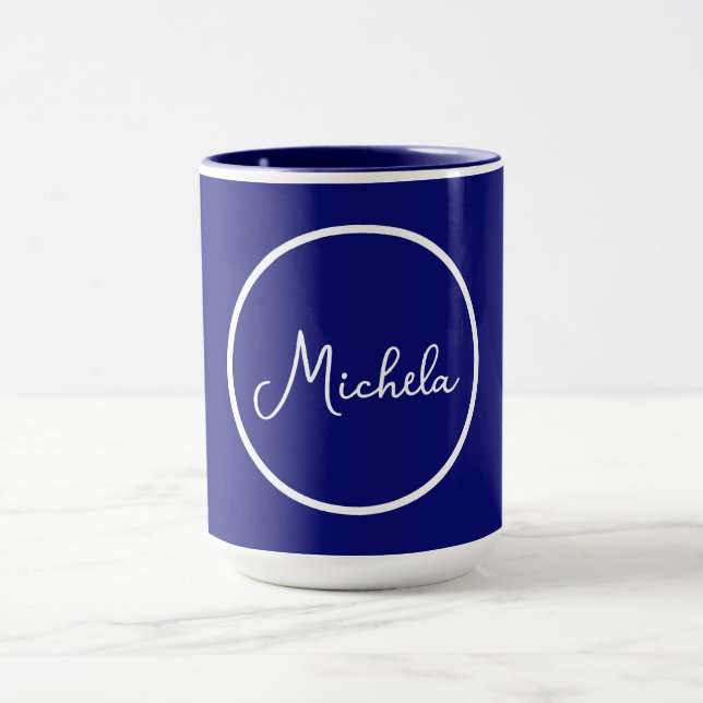 Mug de café monogramme (Centre)